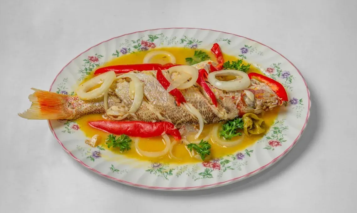 Poisson préparé à l’haïtienne